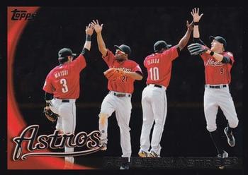 2010 Topps - Black #38 Houston Astros Front