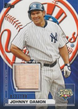 2010 Topps - World Champion Relics #WCR-JD Johnny Damon Front