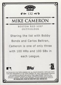 2010 Topps 206 - Bronze #132 Mike Cameron Back