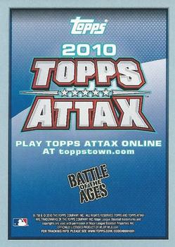 2010 Topps Attax - Battle of the Ages Foil #NNO Evan Longoria Back