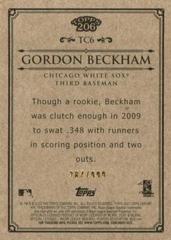 2010 Topps Chrome - 206 Chrome #TC6 Gordon Beckham Back