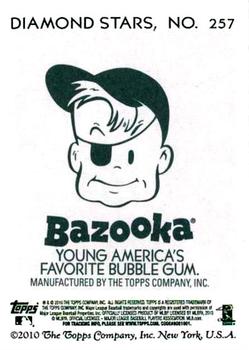 2010 Topps National Chicle - Bazooka Back #257 Madison Bumgarner Back