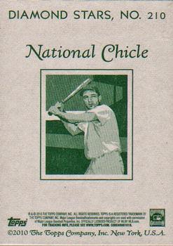 2010 Topps National Chicle - National Chicle Back #210 Robin Yount Back