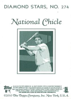 2010 Topps National Chicle - National Chicle Back #274 Ian Desmond Back