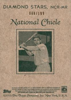 2010 Topps National Chicle - Relics National Chicle Back #NCR-MR Manny Ramirez Back