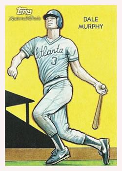 2010 Topps National Chicle - Umbrella Black Back #220 Dale Murphy Front