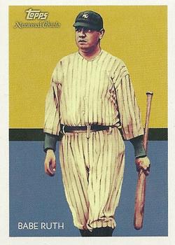 2010 Topps National Chicle - Umbrella Black Back #255 Babe Ruth Front