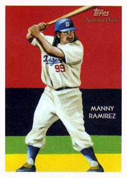 2010 Topps National Chicle - Umbrella Red Back #307 Manny Ramirez Front
