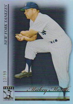 2010 Topps Tribute - Black #50 Mickey Mantle Front