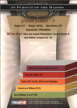 2010 TriStar Pursuit #44 Jiwan James Back