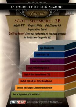 2010 TriStar Pursuit #45b Scott Sizemore Back
