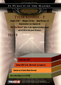 2010 TriStar Pursuit - Autographs #101 Tyler Kehrer Back