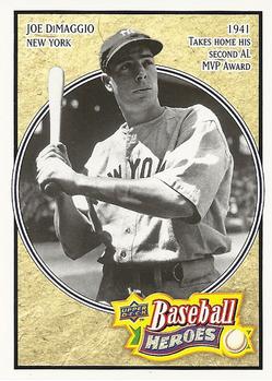 2010 Upper Deck - Baseball Heroes: Joe DiMaggio #BH-4 Joe DiMaggio Front