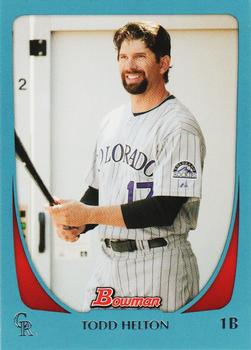 2011 Bowman - Blue #142 Todd Helton Front