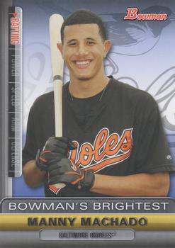 2011 Bowman - Bowman's Brightest #BBR19 Manny Machado Front