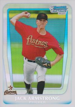 2011 Bowman Draft Picks & Prospects - Chrome Prospects Refractors #BDPP4 Jack Armstrong Front
