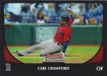 2011 Bowman Chrome - Refractors #115 Carl Crawford Front