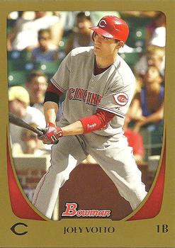 2011 Bowman - Gold #18 Joey Votto Front