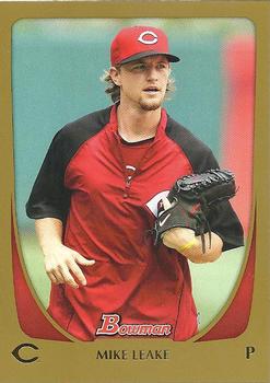 2011 Bowman - Gold #128 Mike Leake Front