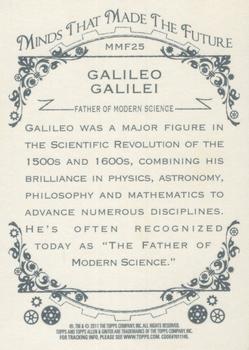 2011 Topps Allen & Ginter - Minds that Made the Future #MMF25 Galileo Galilei Back