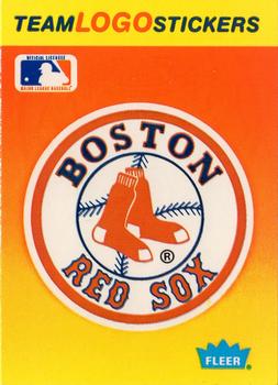1991 Fleer - Team Logo Stickers #NNO Boston Red Sox Front