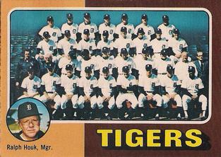 1975 Topps Mini #18 Detroit Tigers / Ralph Houk Front