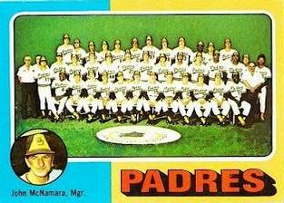 1975 Topps Mini #146 San Diego Padres / John McNamara Front