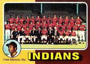 1975 Topps Mini #331 Cleveland Indians / Frank Robinson Front
