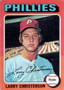 1975 Topps Mini #551 Larry Christenson Front