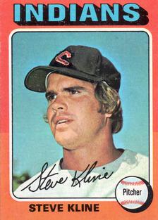1975 Topps Mini #639 Steve Kline Front