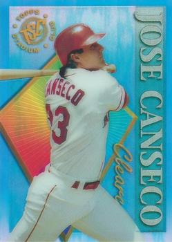 1995 Stadium Club - Clear Cut #10 Jose Canseco Front