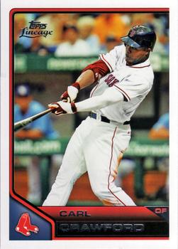 2011 Topps Lineage #79 Carl Crawford Front