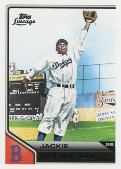 2011 Topps Lineage #42 Jackie Robinson Front