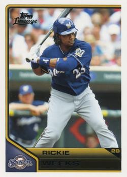 2011 Topps Lineage #72 Rickie Weeks Front