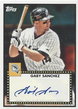 2011 Topps Lineage - 1952 Autographs #52A-GS Gaby Sanchez Front