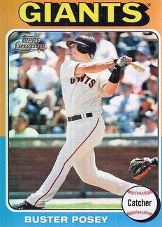 2011 Topps Lineage - 1975 Mini #4 Buster Posey Front