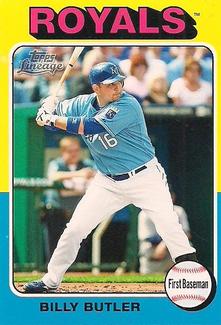 2011 Topps Lineage - 1975 Mini #17 Billy Butler Front