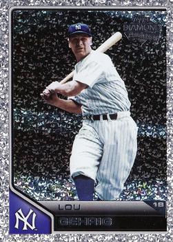 2011 Topps Lineage - Diamond Anniversary Platinum Refractors #50 Lou Gehrig Front