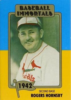 1980-87 SSPC HOF #27 Rogers Hornsby Front