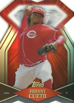 2011 Topps - Diamond Die Cut #DDC-17 Johnny Cueto Front