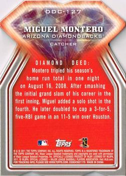 2011 Topps - Diamond Die Cut #DDC-127 Miguel Montero Back