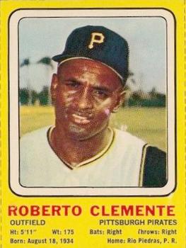 1970 Transogram Statues Cards #NNO Roberto Clemente Front