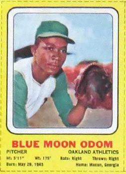 1970 Transogram Statues Cards #NNO Blue Moon Odom Front