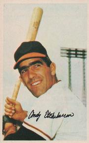 1969 MLB PhotoStamps #NNO Andy Etchebarren Front