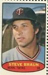 1974 Topps Stamps #NNO Steve Braun Front