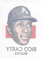 1971 Topps Tattoos #NNO Rico Carty Front