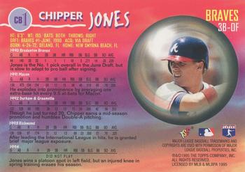 1995 Stadium Club - Crystal Ball #CB1 Chipper Jones Back