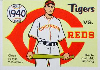 1970 Fleer World Series #37 1940 - Tigers vs. Reds - Frank McCormick Front