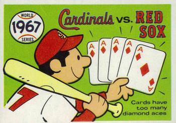 1970 Fleer World Series #64 1967 - Cardinals vs. Red Sox Front