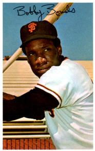 1969-70 MLB/MLBPA Baseball Stars Photostamps #NNO Bobby Bonds Front